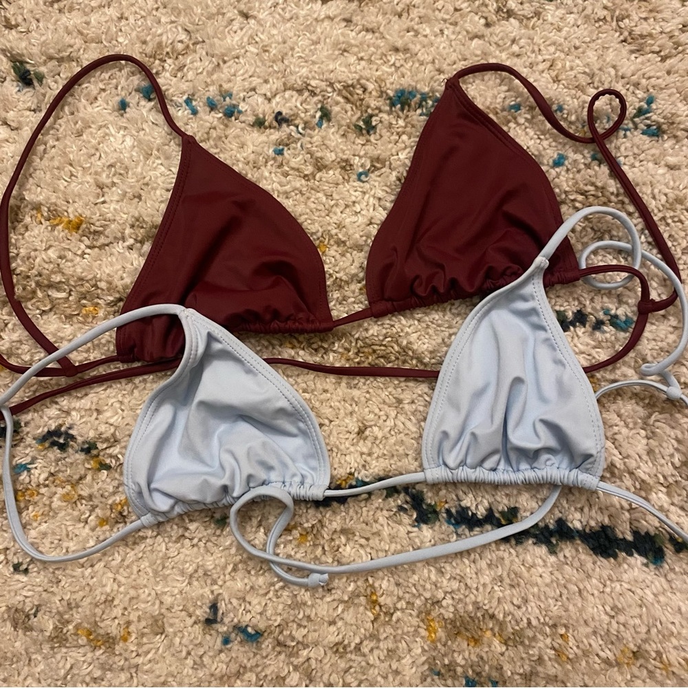 Two bikini tops!